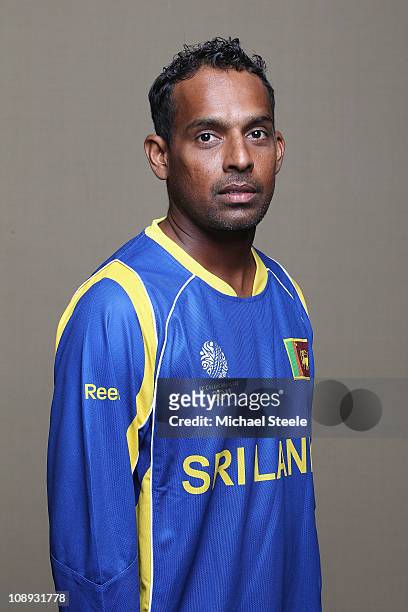 Thilan Samaraweera of Sri Lanka ahead of the 2011 ICC World Cup at the Hilton Hotel on February 9, 2011 in Colombo, Sri Lanka.