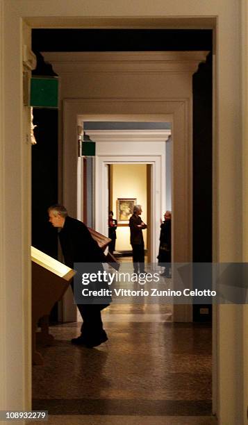 Atmosphere during the Arcimboldo exhibition press preview held at Palazzo Reale on February 9, 2011 in Milan, Italy.