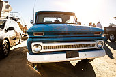 Vintage truck in Southern California beach