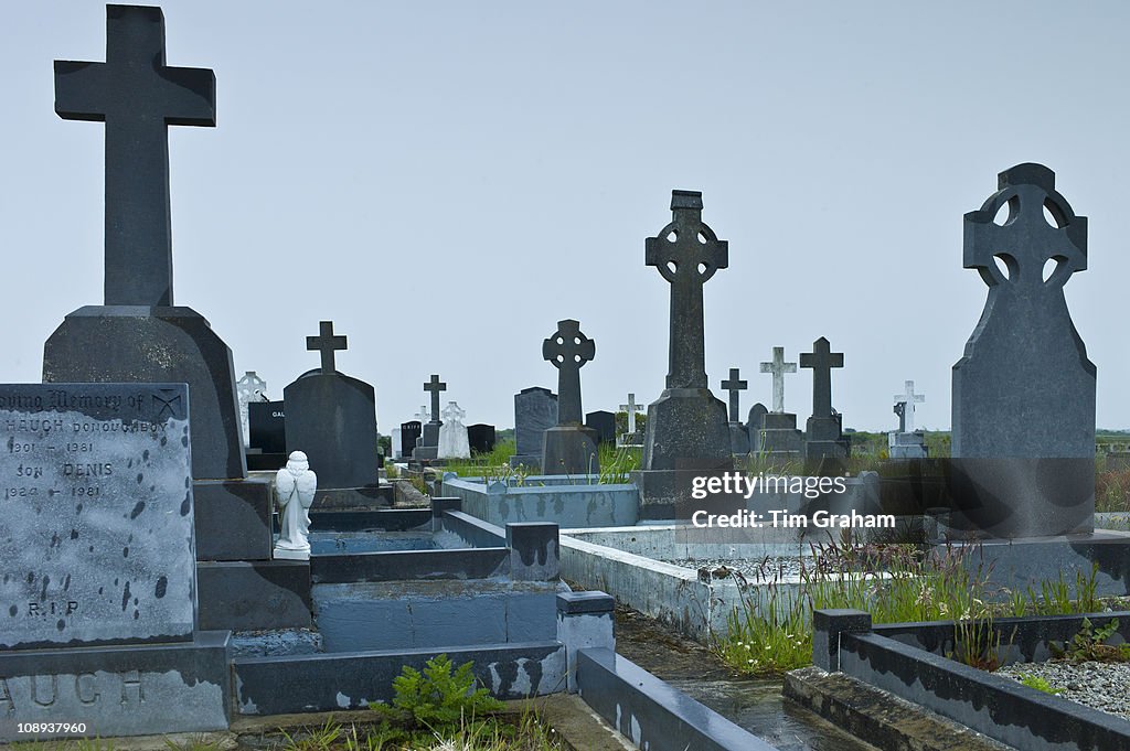 Graveyard at Lisdeen, County Clare, Ireland