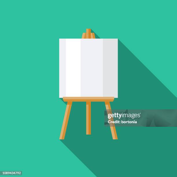 canvas graphic design icon icon - easel stock illustrations