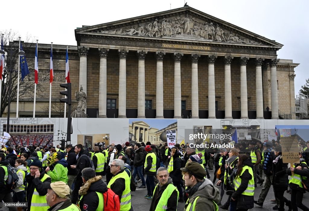 Yellow vest demonstration in Paris