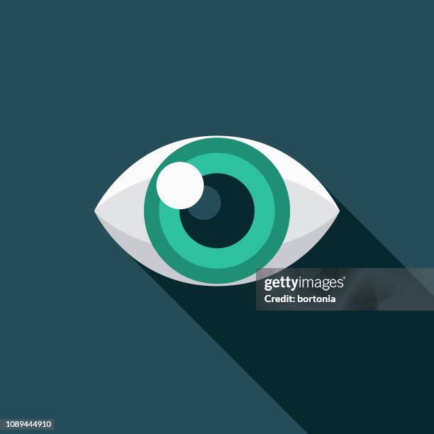 graphic design icon icon anglotzen - eyeball stock-grafiken, -clipart, -cartoons und -symbole