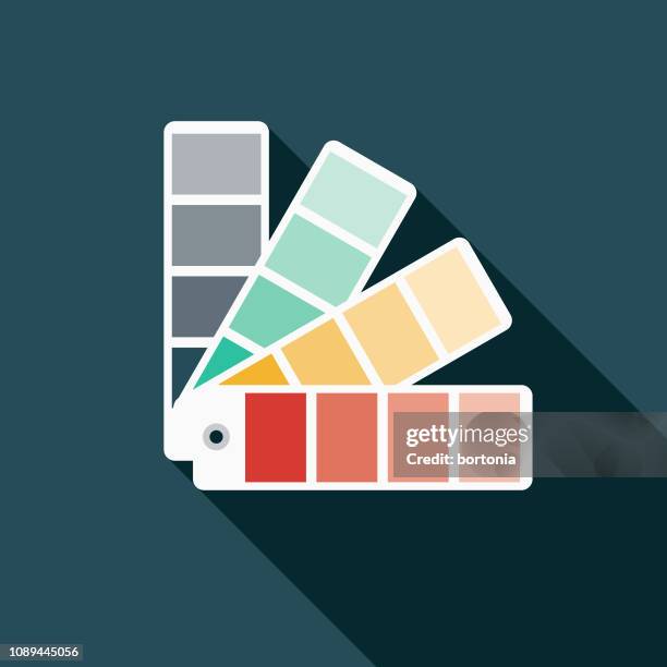 ilustrações de stock, clip art, desenhos animados e ícones de color swatches graphic design icon icon - amostra de cor
