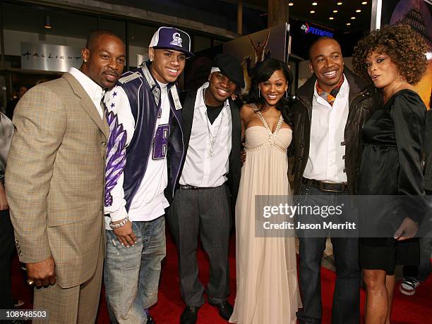 Darrin Henson, Chris Brown, Ne-Yo, Meagan Good, Columbus Short and Valarie Pettiford