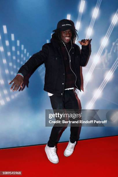 Dancer Salif Gueye attends the "Creed II" Paris Premiere, followed by the Inauguration of the future sports platform dedicated to Boxing offered by...