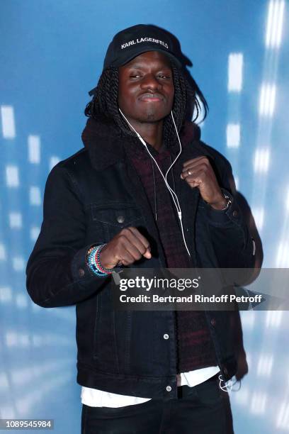 Dancer Salif Gueye attends the "Creed II" Paris Premiere, followed by the Inauguration of the future sports platform dedicated to Boxing offered by...