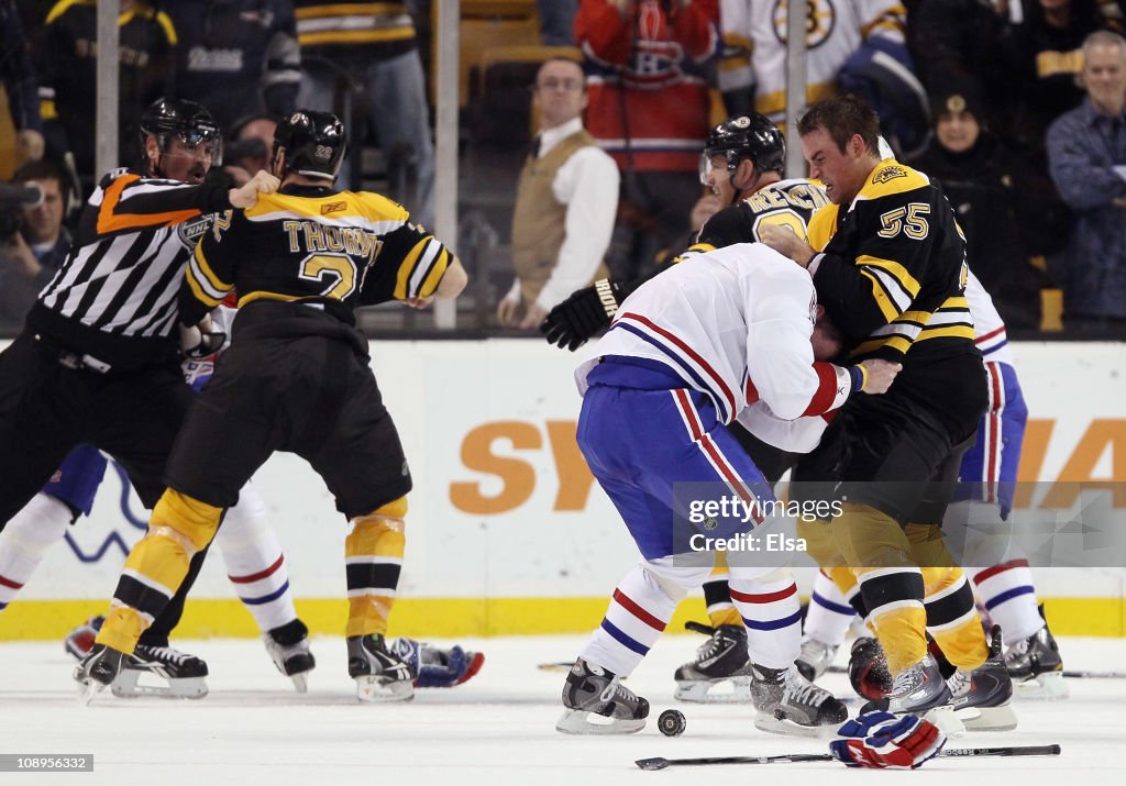 Montreal Canadiens v Boston Bruins