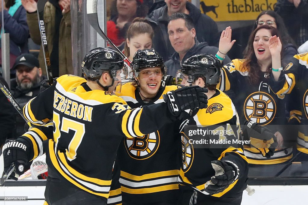 Calgary Flames v Boston Bruins