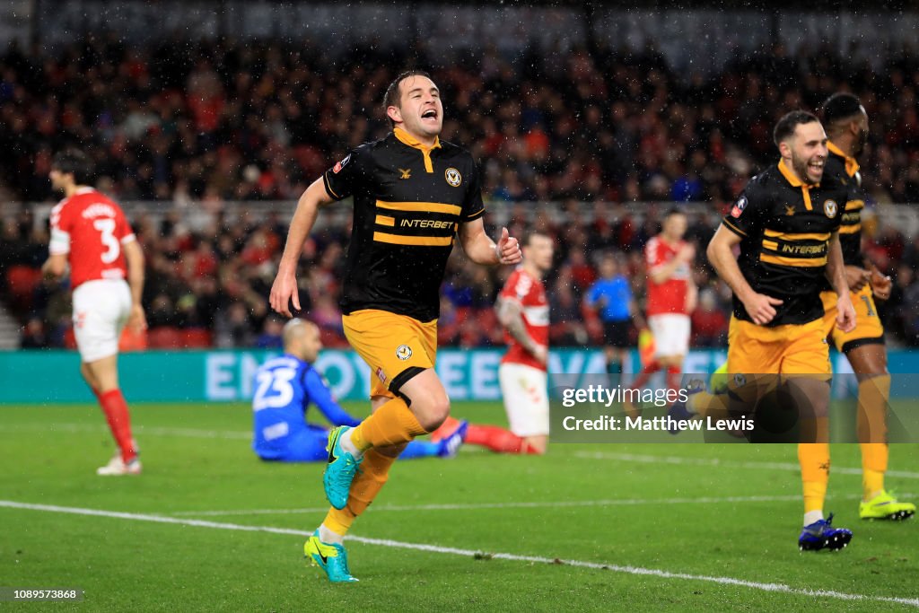 Middlesbrough v Newport County AFC - FA Cup Fourth Round
