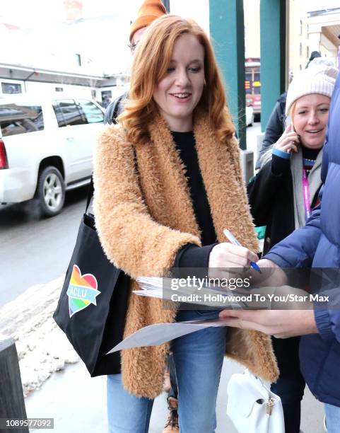 Madisen Beaty is seen on January 25, 2019 in Park City, Utah.