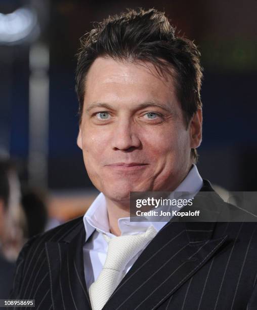 Actor Holt McCallany arrives at the Los Angeles Premiere "I Am Number Four" at Mann's Village Theatre on February 9, 2011 in Westwood, California.