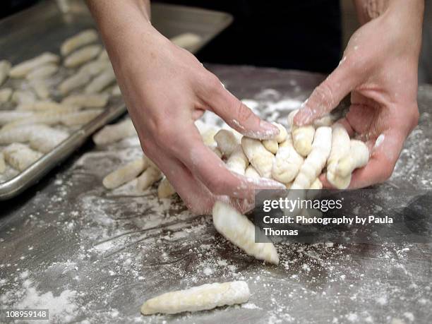 Gathering Gnocchi, Foto de stock