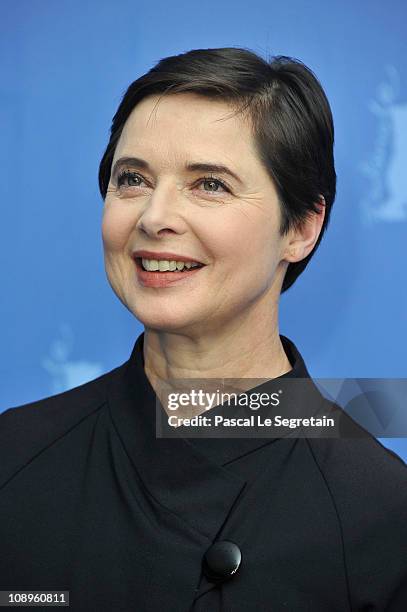 Jury member Isabella Rossellini attend the International Jury Photocall during day one of the 61st Berlin International Film Festival at the Grand...