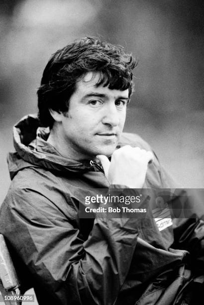 England Under-21 coach Terry Venables watching the UEFA Under-21 Championship Qualifying match against Hungary in Keszthely, 5th June 1981. England...