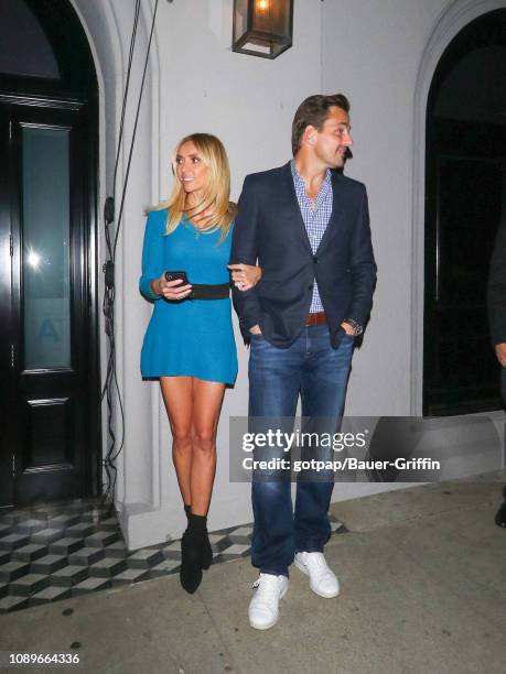 Giuliana Rancic and Bill Rancic are seen on January 25, 2019 in Los Angeles, California.