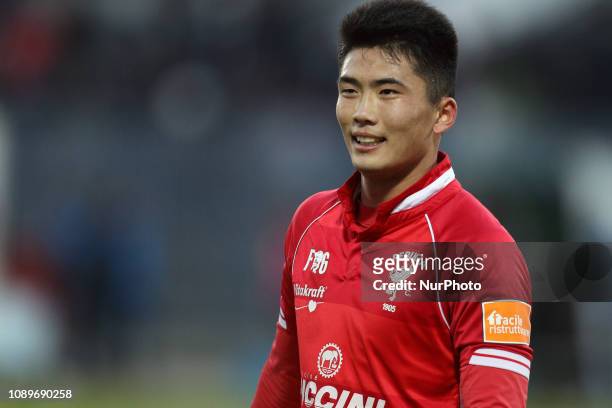 Kwang Song Han of A.C. Perugia 1905 during the Italian Serie B 2018/2019 match between Ascoli Calcio 1898 FC and A.C. Perugia 1905 at Stadio Cino e...