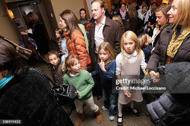 General view of attendees at the HBO Documentary Screening of "Kick Like A Girl" at HBO Building on November 20, 2008 in New York City