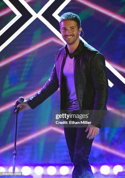 Pablo Alboran performs onstage during the 19th annual Latin GRAMMY Awards at MGM Grand Garden Arena on November 15, 2018 in Las Vegas, Nevada.