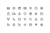 E-Commerce & User interface Ui Outline Icons