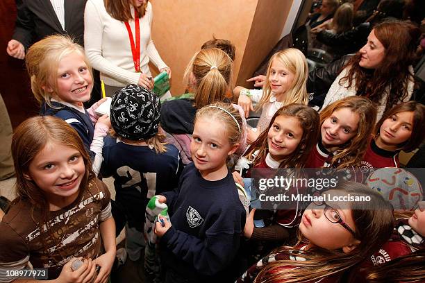 General view of attendees at the HBO Documentary Screening of "Kick Like A Girl" at HBO Building on November 20, 2008 in New York City