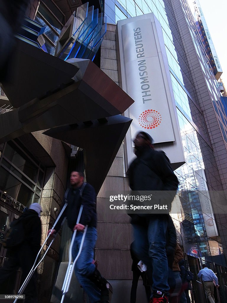 Thomson Reuters Reports Quarterly Earnings Grow 27 Percent