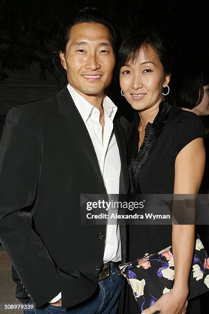 Daniel Dae Kim and Wife Mia Kim at The Entertainment Weekly's 6th Annual Pre-Annual Celebration presented by Revlon held at The Beverly Hills Post...