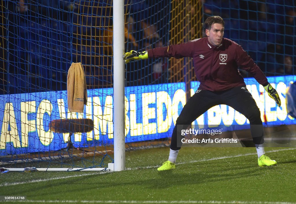 AFC Wimbledon v West Ham United - FA Cup Fourth Round