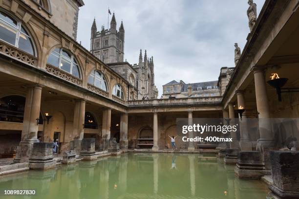 roman bath - roman bath england stock pictures, royalty-free photos & images