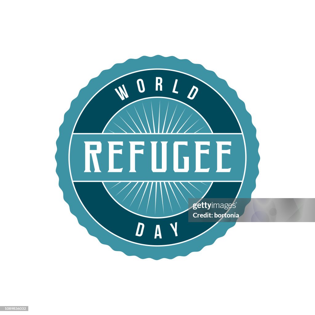 World Refugee Day Label