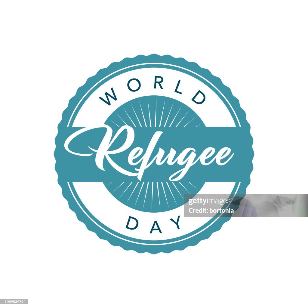 World Refugee Day Label