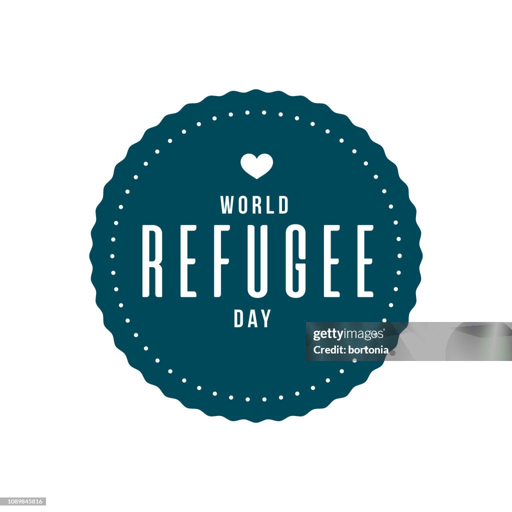 World Refugee Day Label