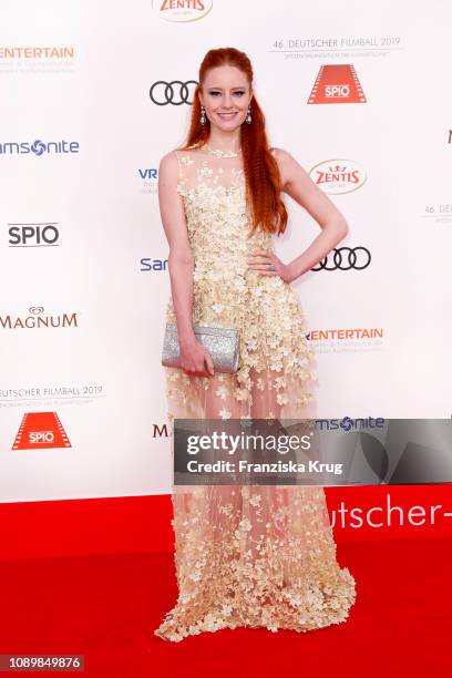 Barbara Meier during the 46th German Film Ball at Hotel Bayerischer Hof on January 26, 2019 in Munich, Germany.