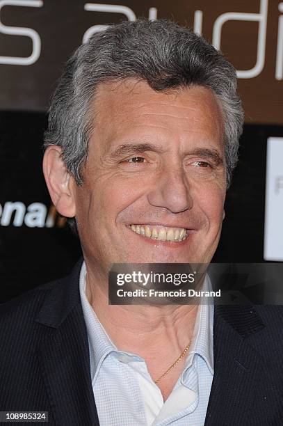 French handball national team coach Claude Onesta attends the 'Best French Sportsman Of The Year 2010' Award at Maison de la Radio on February 10,...