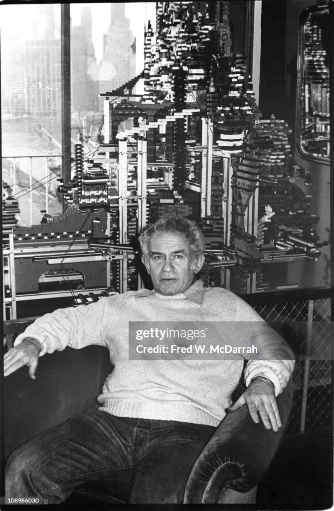 Portrait Of Mailer At Home