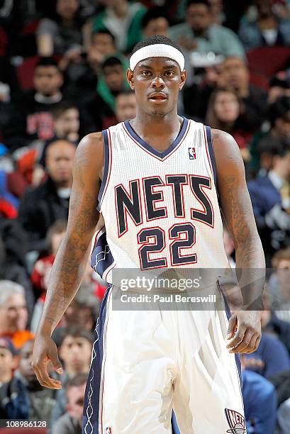 Anthony Morrow of the New Jersey Nets during the game against the New Orleans Hornets on February 9, 2011 at the Prudential Center in Newark, New...