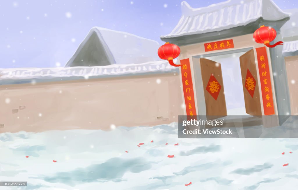 Chinese style garden