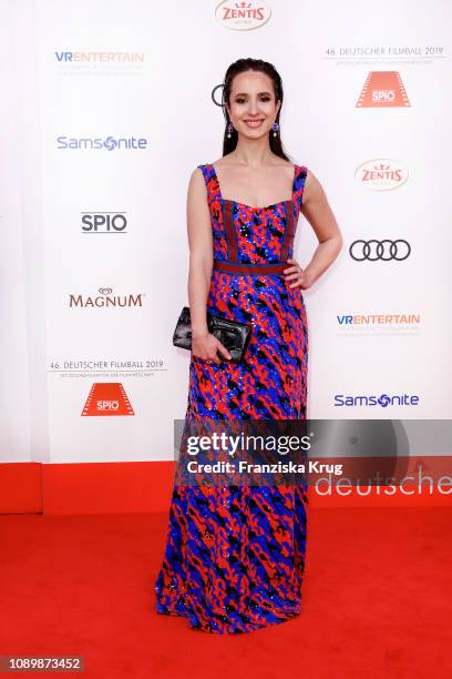 Stephanie Stumph during the 46th German Film Ball at Hotel Bayerischer Hof on January 26, 2019 in Munich, Germany.