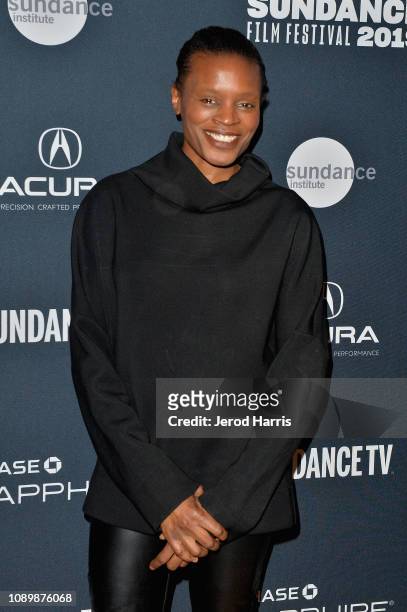 Artist Okwui Okpokwasili attends the "Can Art Save Democracy?" Panel during the 2019 Sundance Film Festival at Filmmaker Lodge on January 26, 2019 in...