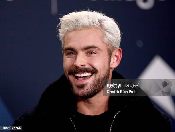 Zac Efron of 'Extremely Wicked, Shockingly Evil and Vile' attends The IMDb Studio at Acura Festival Village on location at The 2019 Sundance Film...