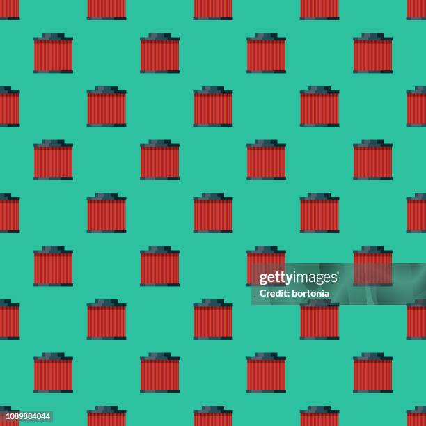 air filter vehicle service seamless pattern - air filter stock illustrations
