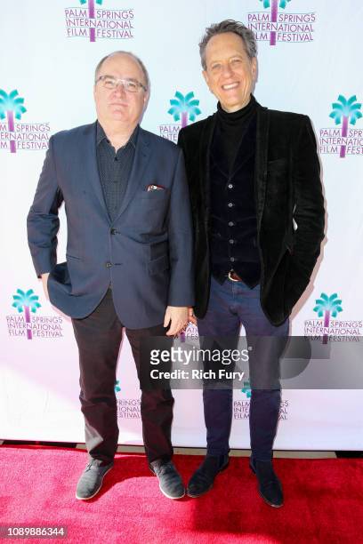 Steve Pond and Richard E. Grant attend the screening of 'Can You Ever Forgive Me?' at the 30th Annual Palm Springs International Film Festival on...