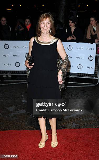 Ruth Sheen arrives at The 31st London Film Critics' Circle Awards at BFI Southbank on February 10, 2011 in London, England.