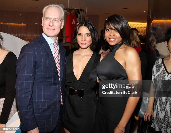 Tim Munn Tim Gunn, Olivia Munn and Taraji P. Henson attend the PETA New York ...