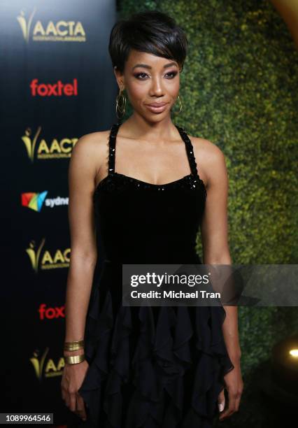 Charmaine Bingwa attends the 8th AACTA International Awards held at Mondrian Los Angeles on January 04, 2019 in West Hollywood, California.