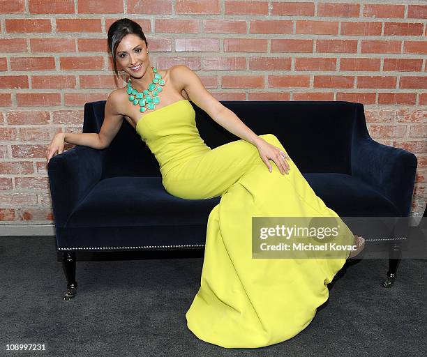 Actress Katie Cleary poses during a private photo session at p3r publicity offices on February 9, 2011 in Beverly Hills, California.