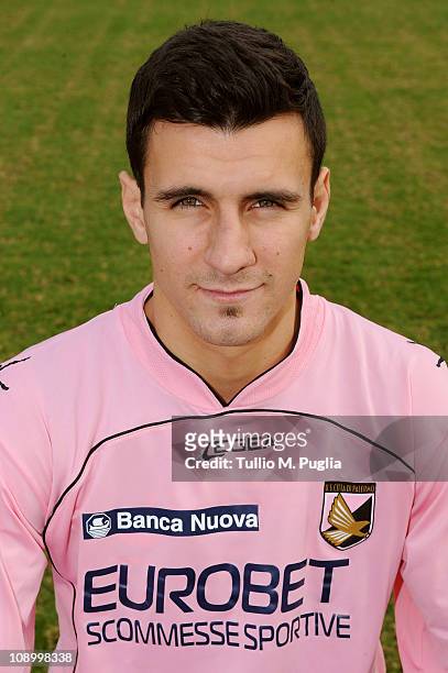 Sinisa Andelkovic of Palermo poses for his official headshot for the 2010-2011 Serie A season on January 04, 2011 in Palermo, Italy.