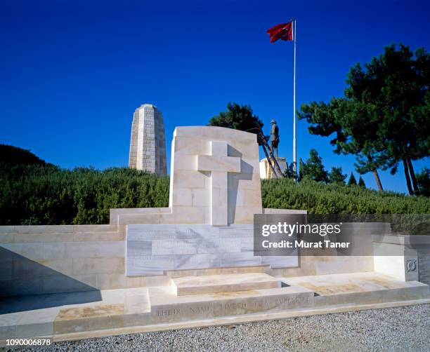 new zealand memorial at gallipoli - battle of gallipoli stock pictures, royalty-free photos & images