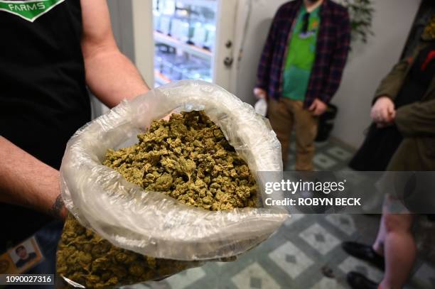 The California Compassionate Care Network marijuana dispensary's grow operation is one of the stops on the cannabis tour organized by L.A.-based...