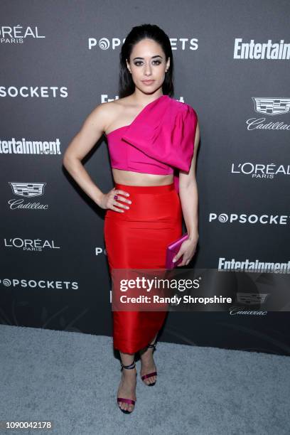 Jeanine Mason attends Entertainment Weekly Celebrates Screen Actors Guild Award Nominees sponsored by L'Oreal Paris, Cadillac, And PopSockets at...